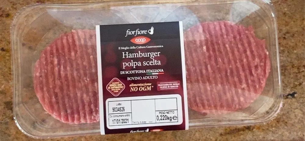Hamburger polpa scelta di scottona italiana