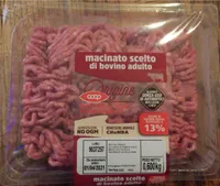 Macinato scelto di bovino e adulto