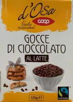 Gocce di cioccolato al latte