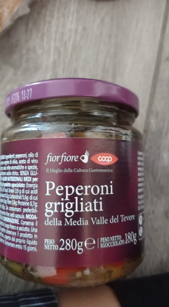 Peperoni grigliati. Coop