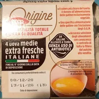 4 uove extra fresche italiane