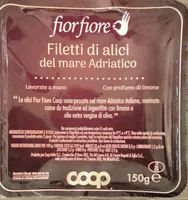 Filetti di alici del mare Adriatico