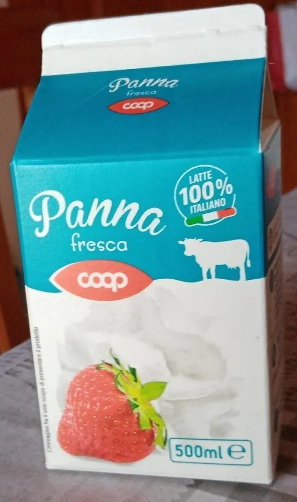 Panna fresca pastorizzata