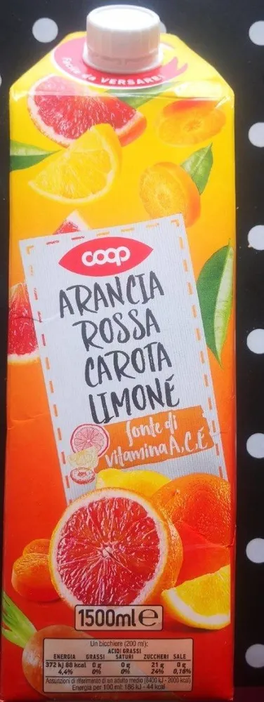 Arancia rossa carota limone