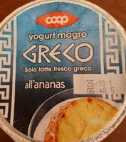 Coop Yogurt magro Greco all'ananas