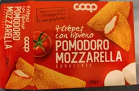 Crepes con ripieno di pomodoro e mozzarella