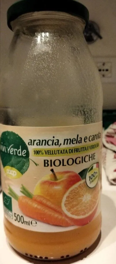 Vellutata di frutta e verdure biologiche