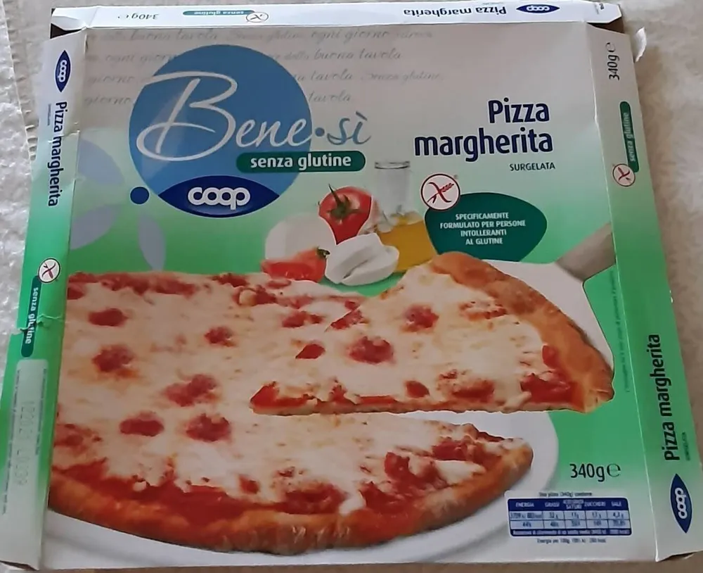 Pizza Margherita gluten free