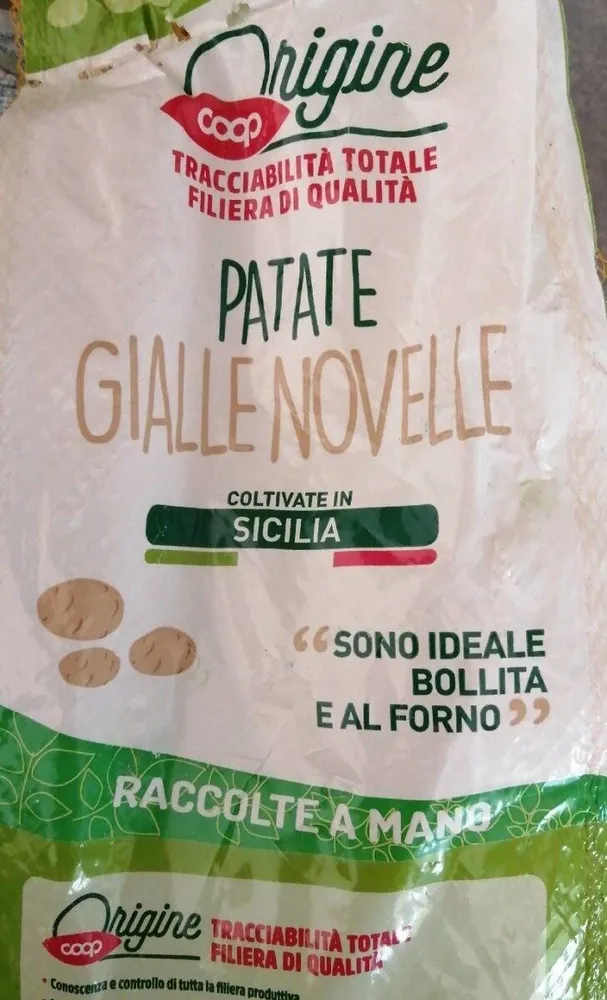 Patate gialle novelle coop