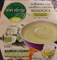 Vellutata con cavolfiore e curcuma