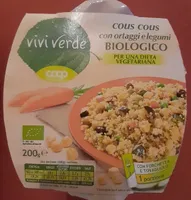 Cous cous con ortaggi e legumi