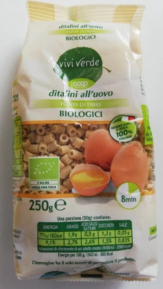Ditalini all'uovo