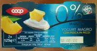 Yogurt Magro con Pesca in Pezzi