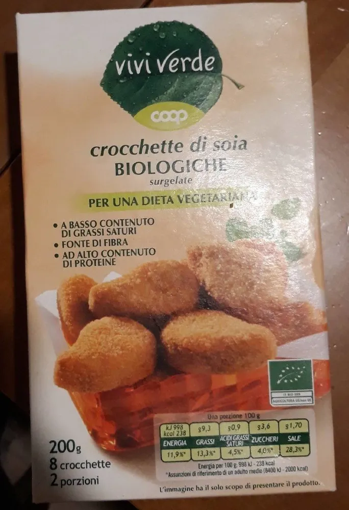 Crocchette di soia biologiche