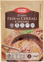 Zuppa di cereali e legumi