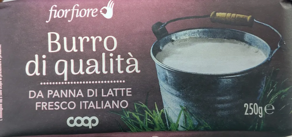 Burro di qualità