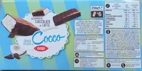 Snack gelato al cocco