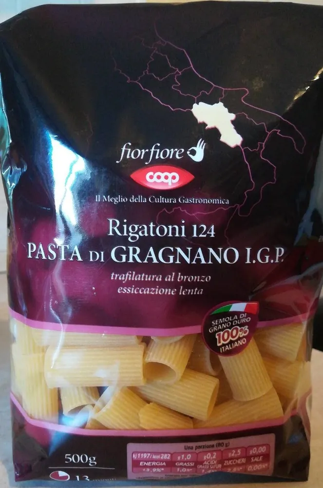 Rigatoni 124 Pasta di Gragnano I.G.P.