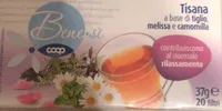 Tisana con tigliomelissa e camomilla