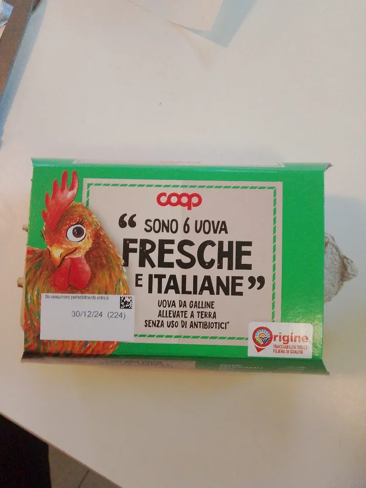Uova medie fresche