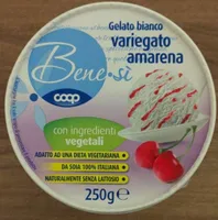 Gelato Bianco Variegato Amarena