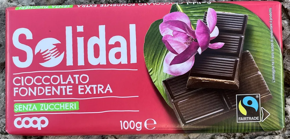 Cioccolato fondente extra senza zuccheri