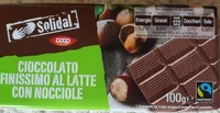Cioccolato finissimo al latte con nocciole