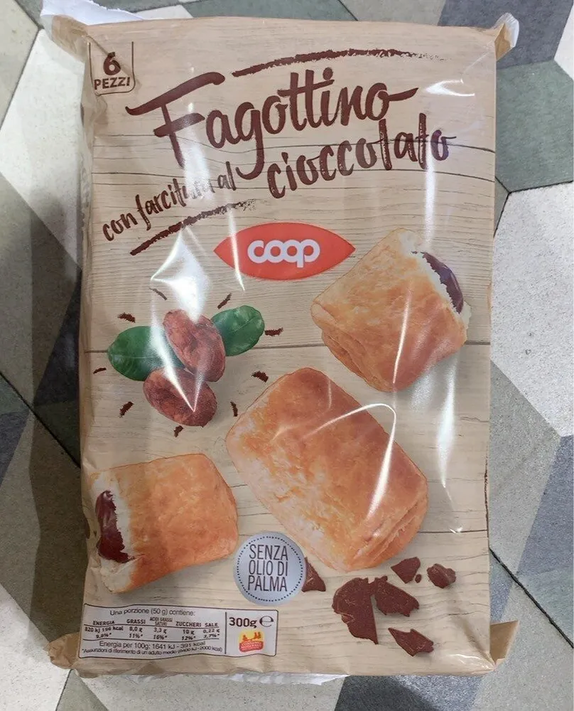 Fagottino con farcitura al cioccolato