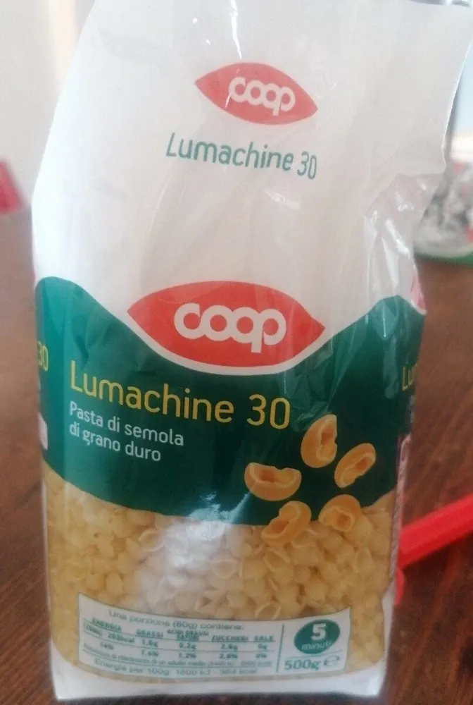 Pasta lumachina coop