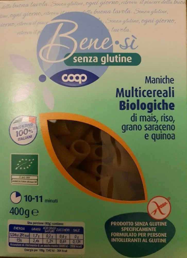 Maniche multicereali biologiche