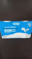 Yogurt intero bianco