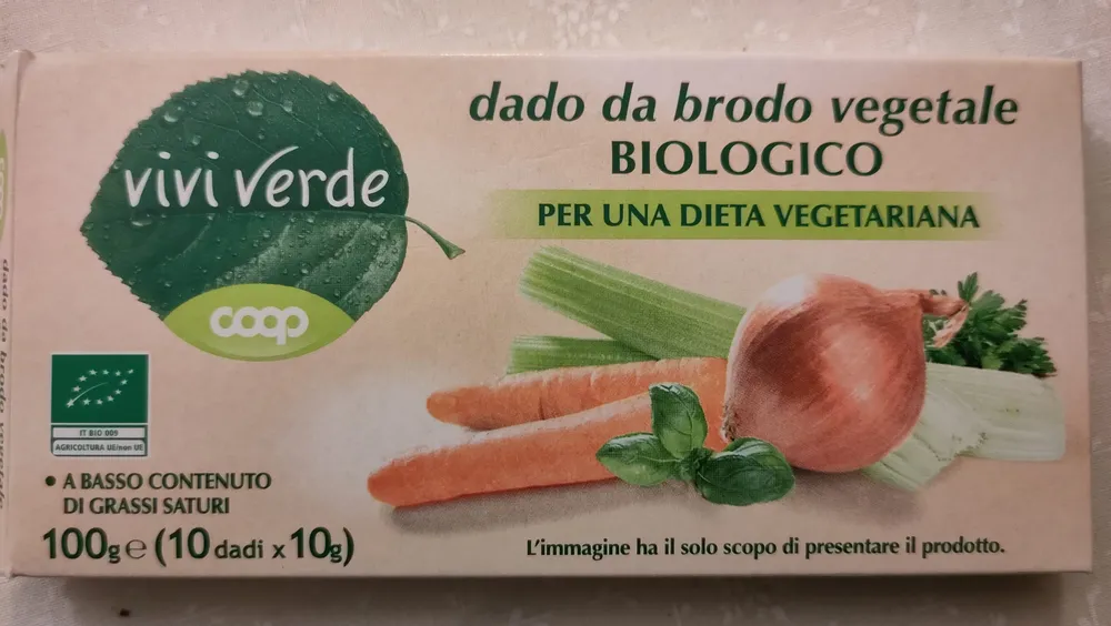 Dado da brodo vegetale