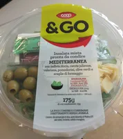 Insalata mista pronta da condire MEDITERRANEA