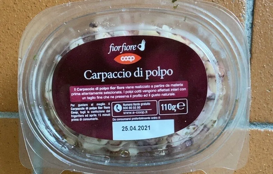 Carpaccio di polpo