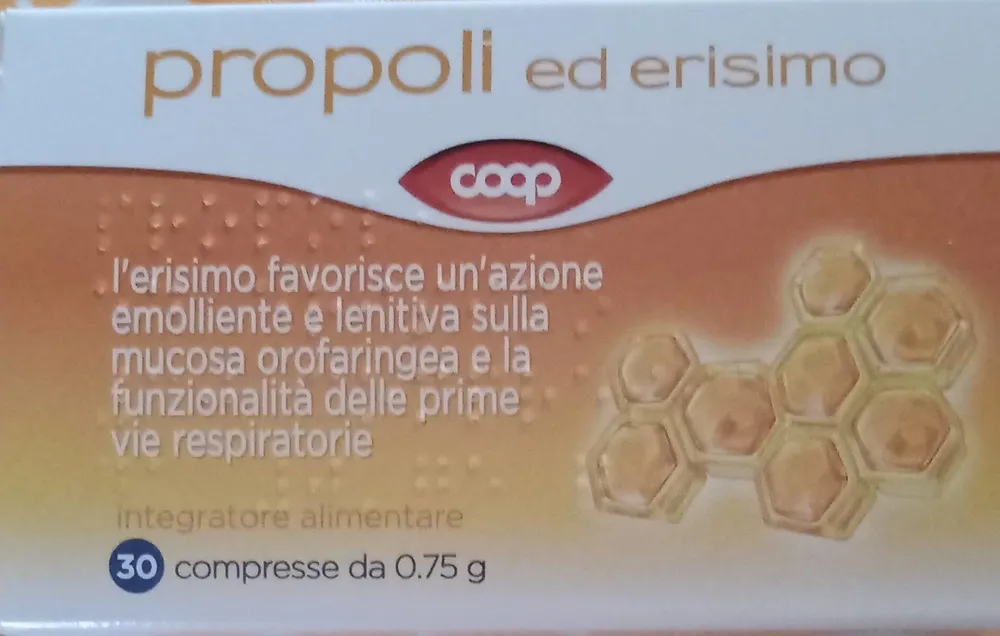 Propoli ed erisimo