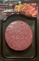 Steak burger di scottona bovino adulto
