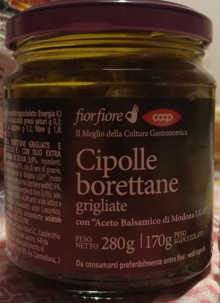 Cipolle borettane grigliate