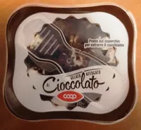 Gelato affogato al cioccolato