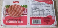 Hamburger con prosciutto cotto