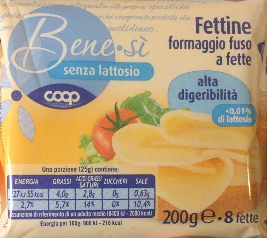 Fettine formaggio fuso
