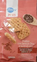 Frollini con semi di chia e semi di lino