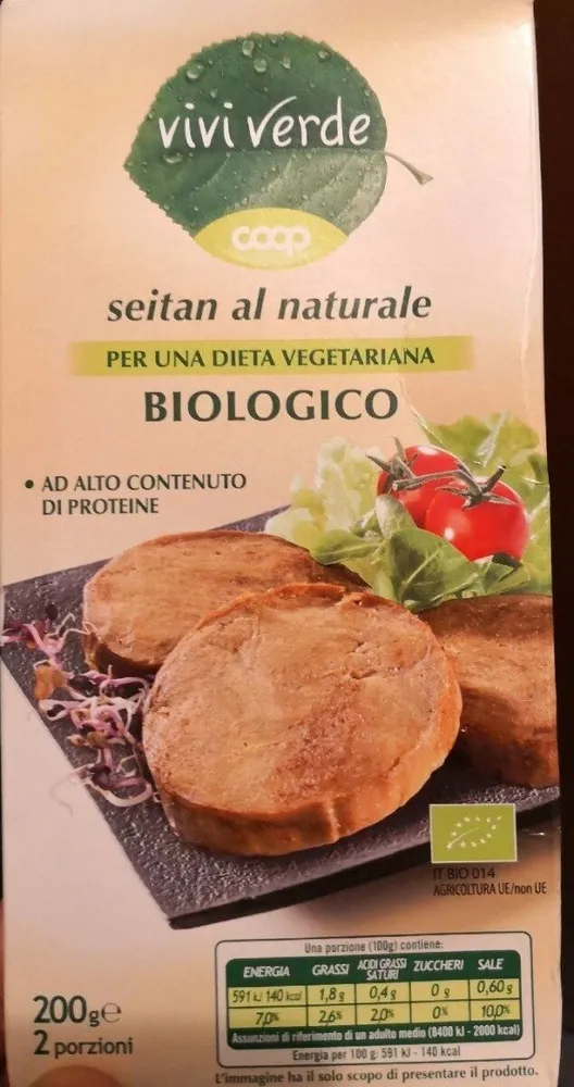 Seitan al naturale biologico