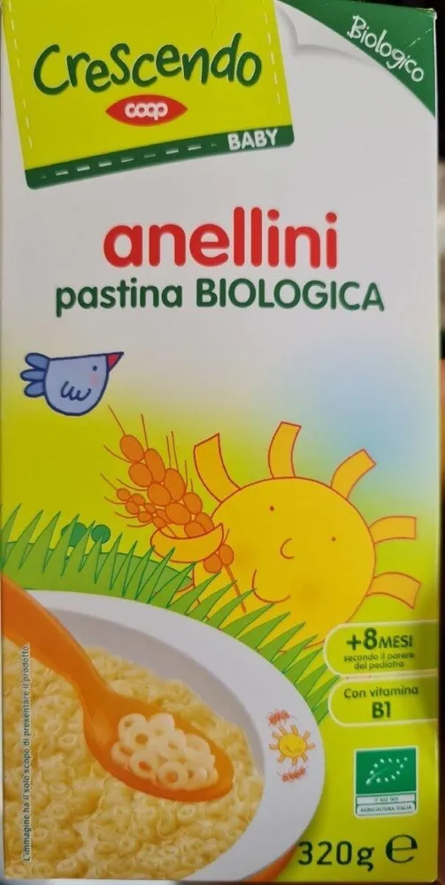 Anellini pastina biologiva