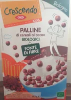 Billes de céréales au cacao biologiques