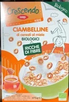 Ciambelline di cereali al miele biologici