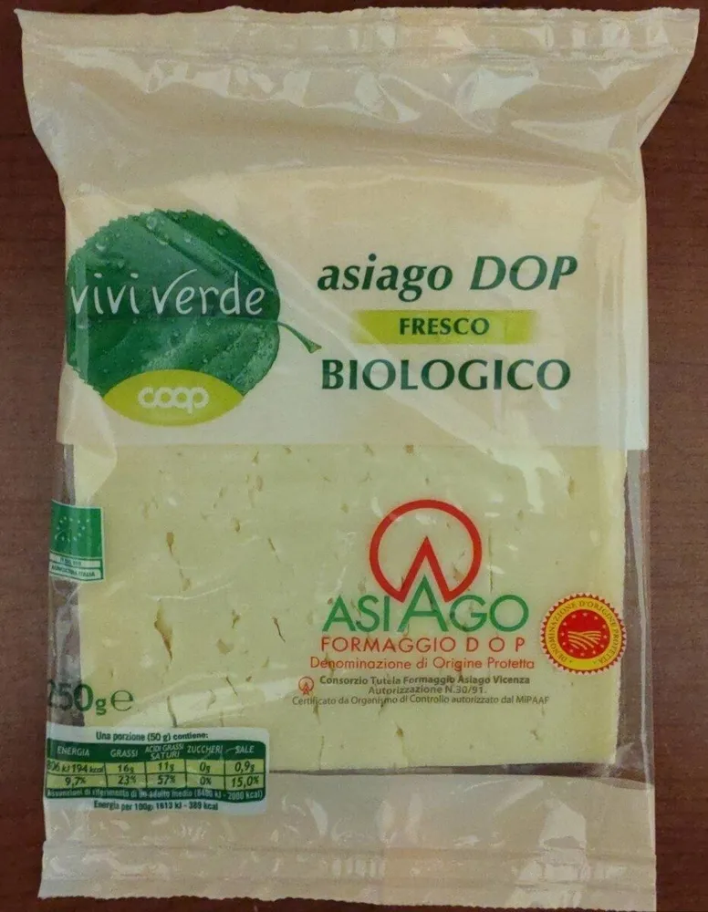 Asiago DOP Fresco Biologico