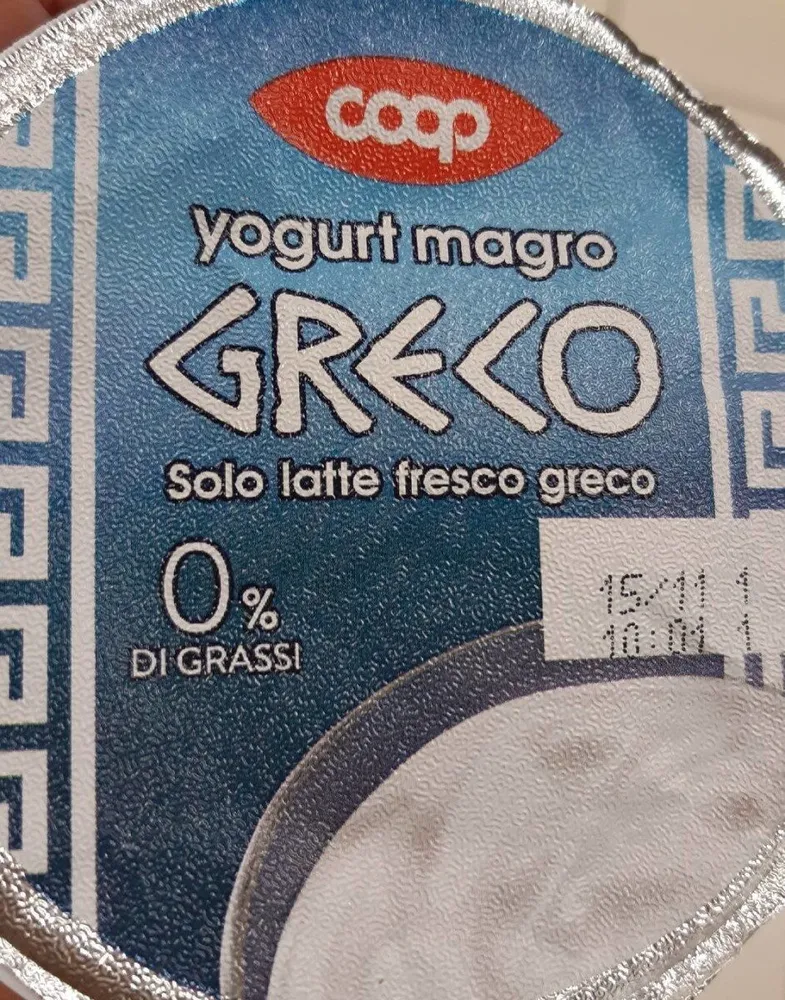 Coop yogurt magro greco 0% grassi