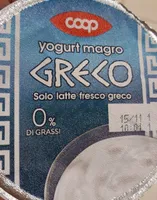 Coop yogurt magro greco 0% grassi
