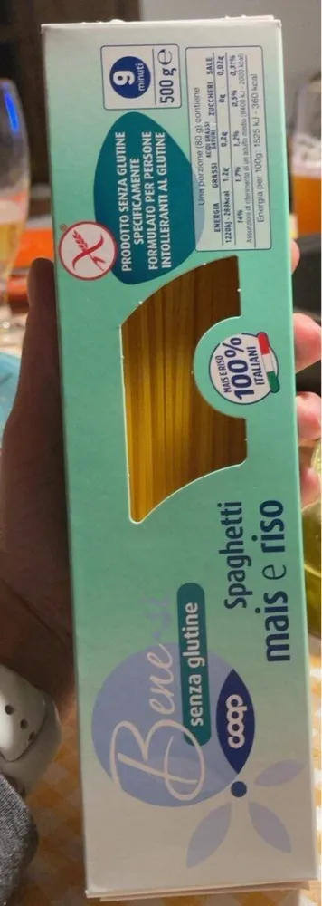 Spaghetti mais e riso senza glutine
