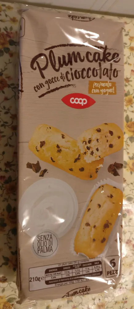 plumcake con gocce di cioccolato Coop